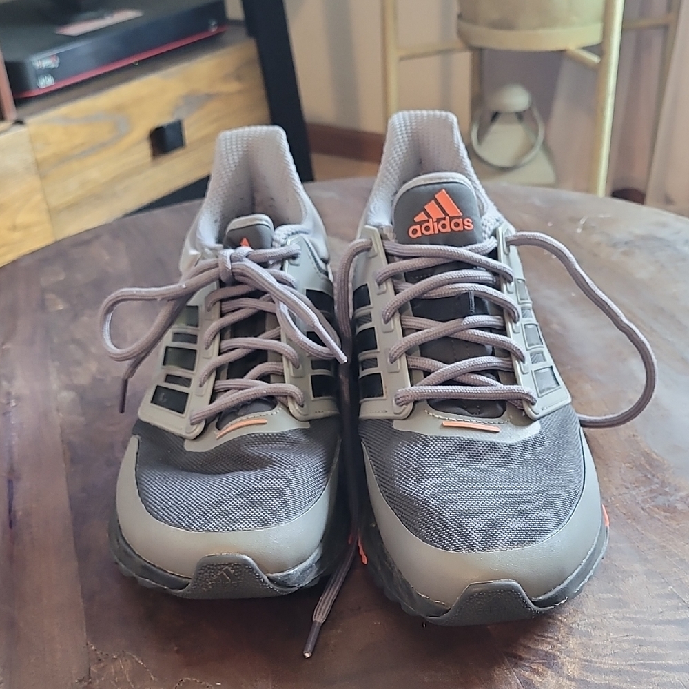 Adidas Men's Gray Running Shoes